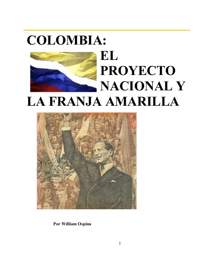 ¿Dónde está la franja amarilla?
